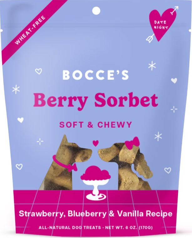Bocce&#39;s Soft Chew Berry Sorbet 6 Oz