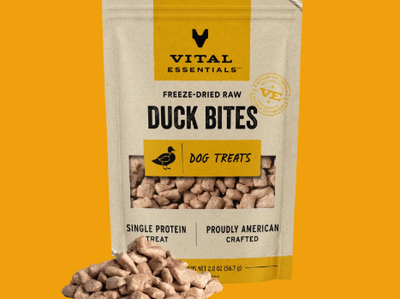 Dog Treat Freeze Dried Duck Bites 2 Oz