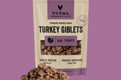 Dog Treat Freeze Dried Turkey Giblets 2 Oz