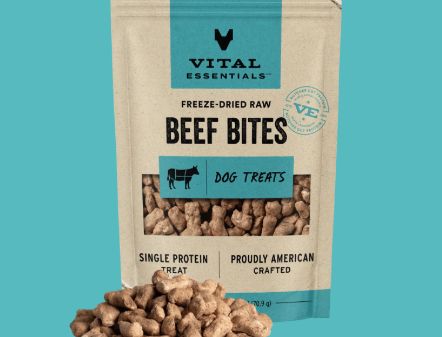 Dog Freeze Dried Beef Bites 2.5 Oz