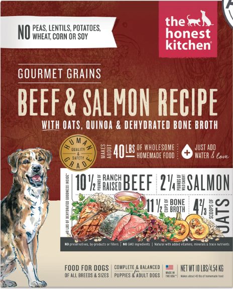 Gourmet Grains Beef &amp; Salmon Recipe 10 lb