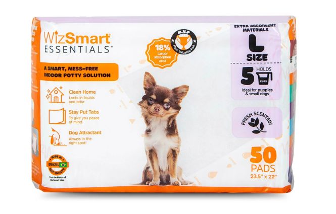 WizSmart Essentials Pads Large - Scented [50 count]