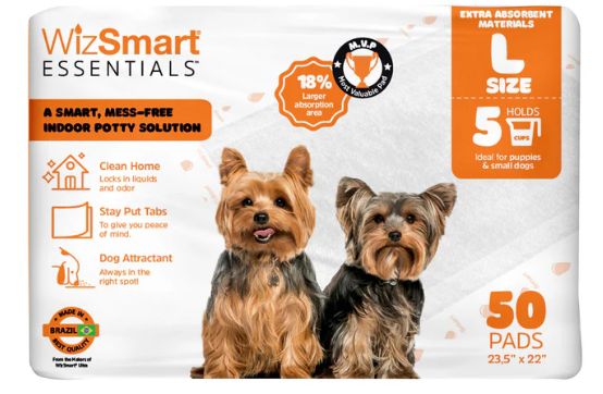 WizSmart Essentials Pads Large [50 count]
