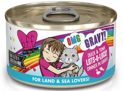 Weruva OMG Lots-O-Luck! Duck &amp; Tuna Wet Cat Food 2.8 Oz