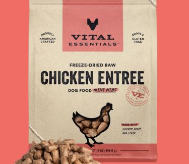Dog Freeze Dried Chicken Entrée Mini Nibs 14 Oz