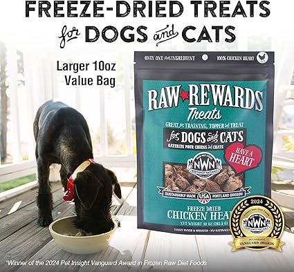 Freeze Dried Chicken Heart Treats 3 Oz