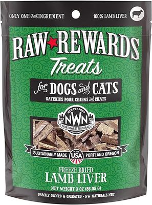 Freeze Dried Lamb Liver Treats 3 Oz