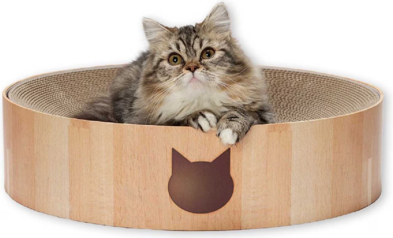 Cozy Cat Scratcher Bowl
