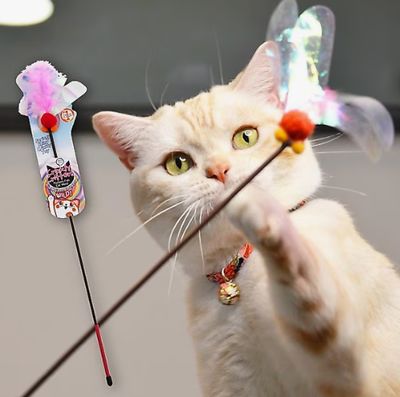 Crinkly Critters Fluttery Fish Cat Wand
