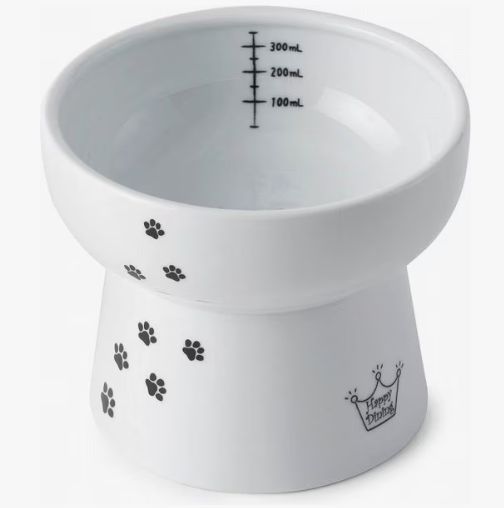 Raised Cat Water Bowl