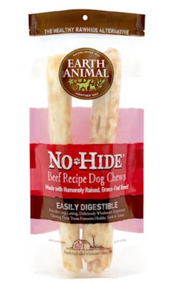 EARTH ANIMAL DOG NO-HIDE BEEF LARGE 2 PACK