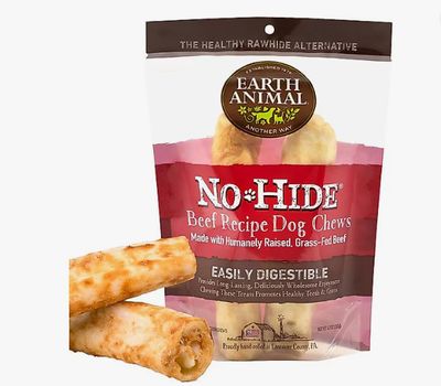 EARTH ANIMAL DOG NO-HIDE BEEF MEDIUM 2 PACK