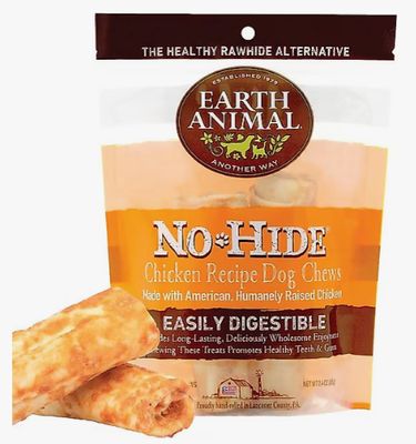 EARTH ANIMAL DOG NO-HIDE CHICKEN SMALL 2 PACK