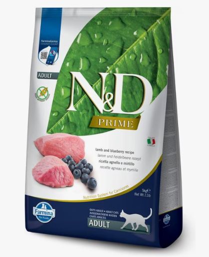 Cat N&amp;D Prime Lamb &amp; Blueberry 11lb