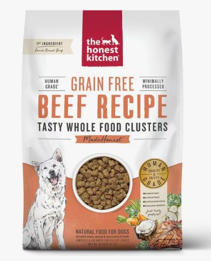 Beef Grain Free Clusters 20 Lb