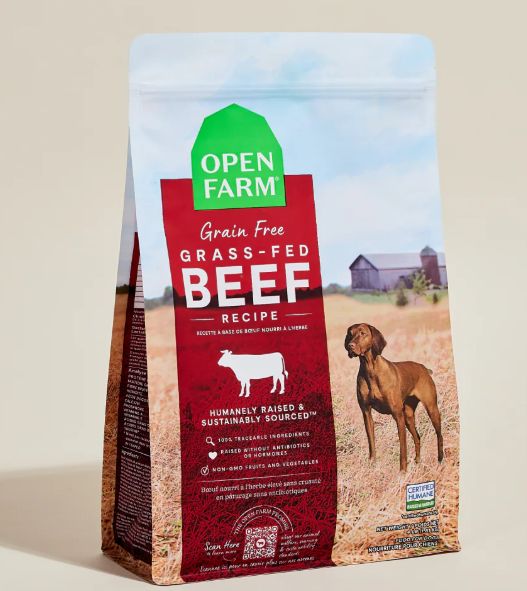 Open Farm Grass Fed Beef Grain Free 22 lb