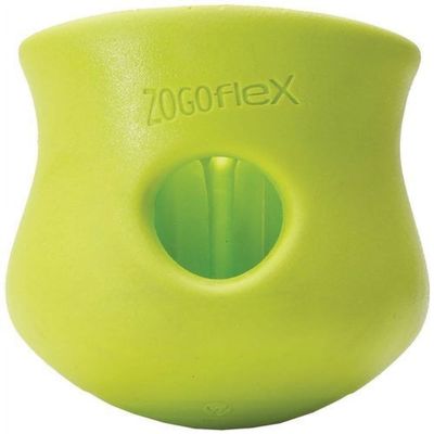 West Paw Zogoflex Toppl Small 3 Dog Toy Granny Smith