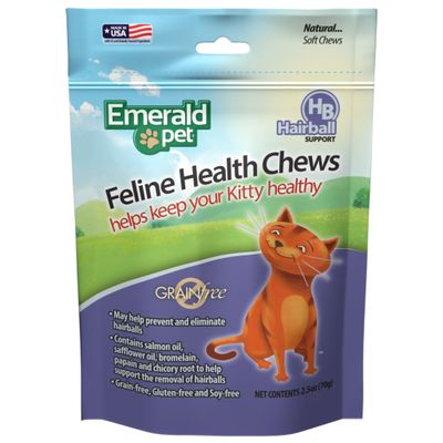 Emerald Pet Feline Health Chews Hairball Support