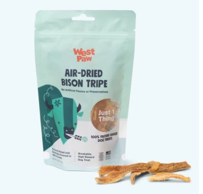 Air Dried Bison Tripe Treats 2.5 Oz
