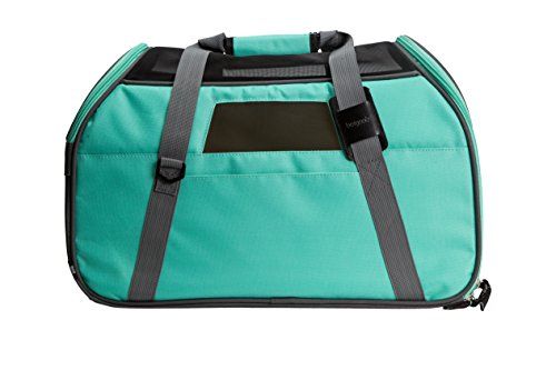 Heather Bermuda Comfort Carrier for Dogs, 19 L X 10 W X 13 H, Large, Blue