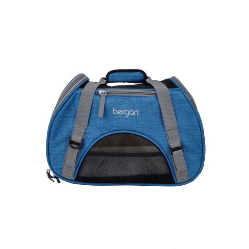 Coastal Pet Bergan Comfort Carrier - Cat and Dog Carrier - Heather Bermuda  16  x 8  x 11