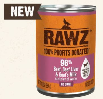 With Goat&#39;s Milk 96% Beef &amp; Beef Liver Dog Food 12.5 Oz