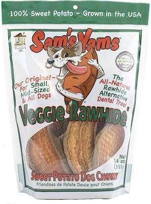 Sams Yams Veggie Rawhide 5 Oz