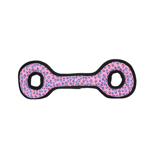 Tuffy Ultimate Tug-O-War Pink Leopard