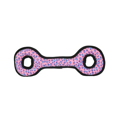 Tuffy Ultimate Tug-O-War Pink Leopard