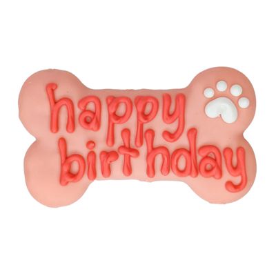 Pink Happy Birthday Cookie 6"