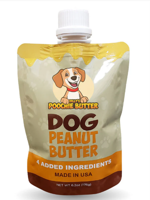 Poochie Butter Original Peanut Butter Squeeze Pack 8.2 Oz