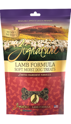Zignature Lamb Flavored Soft Dog Treats, 4-oz bag