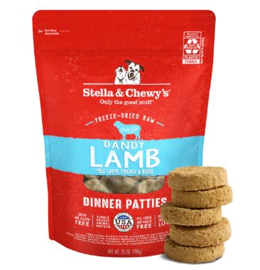 Freeze Dried Dandy Lamb Dinner Patties 14 oz