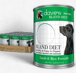 Dave's Dog Restricted Bland Diet Lamb &amp; Rice 13 Oz