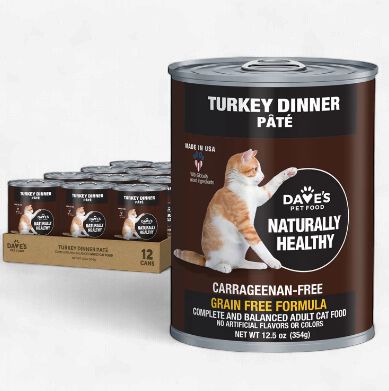 Dave's Cat Turkey Pate 12.5 Oz