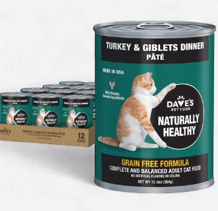 Dave's Cat Turkey &amp; Giblet Pate 12.5 Oz
