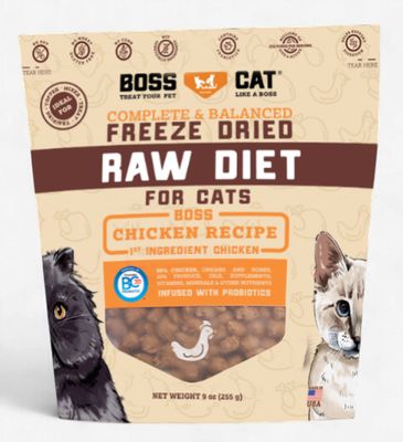 Boss Cat Raw Chicken Nuggs 9 Oz