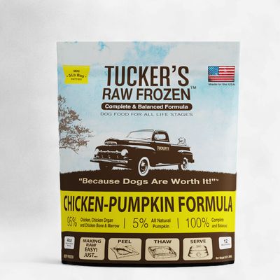 Tucker's Frozen Raw Dog Food Chicken &amp; Pumpkin, 3 Lb