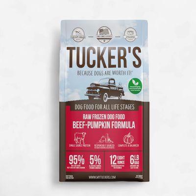 Tucker's Frozen Raw Dog Food Beef &amp; Pumpkin, 6 Lb