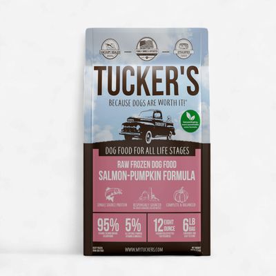Tucker's Frozen Raw Dog Food Salmon &amp; Pumpkin, 6 Lb