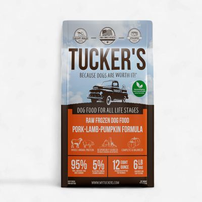 Tucker's Frozen Raw Dog Food Pork, Lamb &amp; Pumpkin, 6 Lb