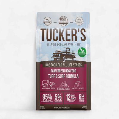 Tucker's Frozen Raw Dog Food Turf &amp; Surf, 6 Lb