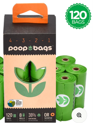 Earth Rated Biobased Poop Bags 120ct