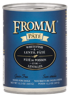 Fromm GF Whitefish &amp; Lentil Paté 12.2 Oz