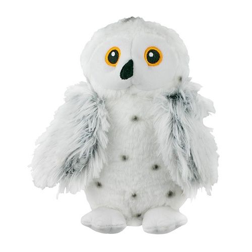 Plush Animated Snow Owl Toy