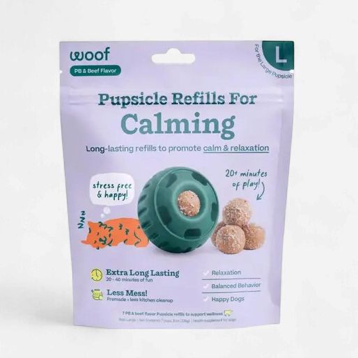 Woof Pupsicle Calming Pops Dog Treats Large 8 oz