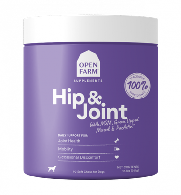 Open Farm Hip &amp; Joint Chews for Dogs, 90 Ct
