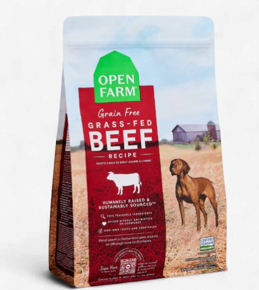 Open Farm Grain Free Grass Fed Beef 22 lb