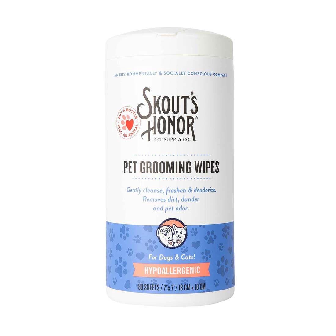 Pet Grooming Wipes 80 Sheets