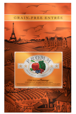 Fromm Four-Star Grain-Free Chicken Au Frommage Dry Dog Food 26 Lb